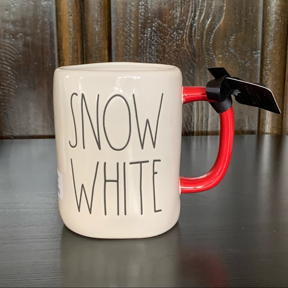 Rae Dunn SNOW WHITE Disney Princess Collection Double Sided Ceramic Mug - Picture 4 of 12